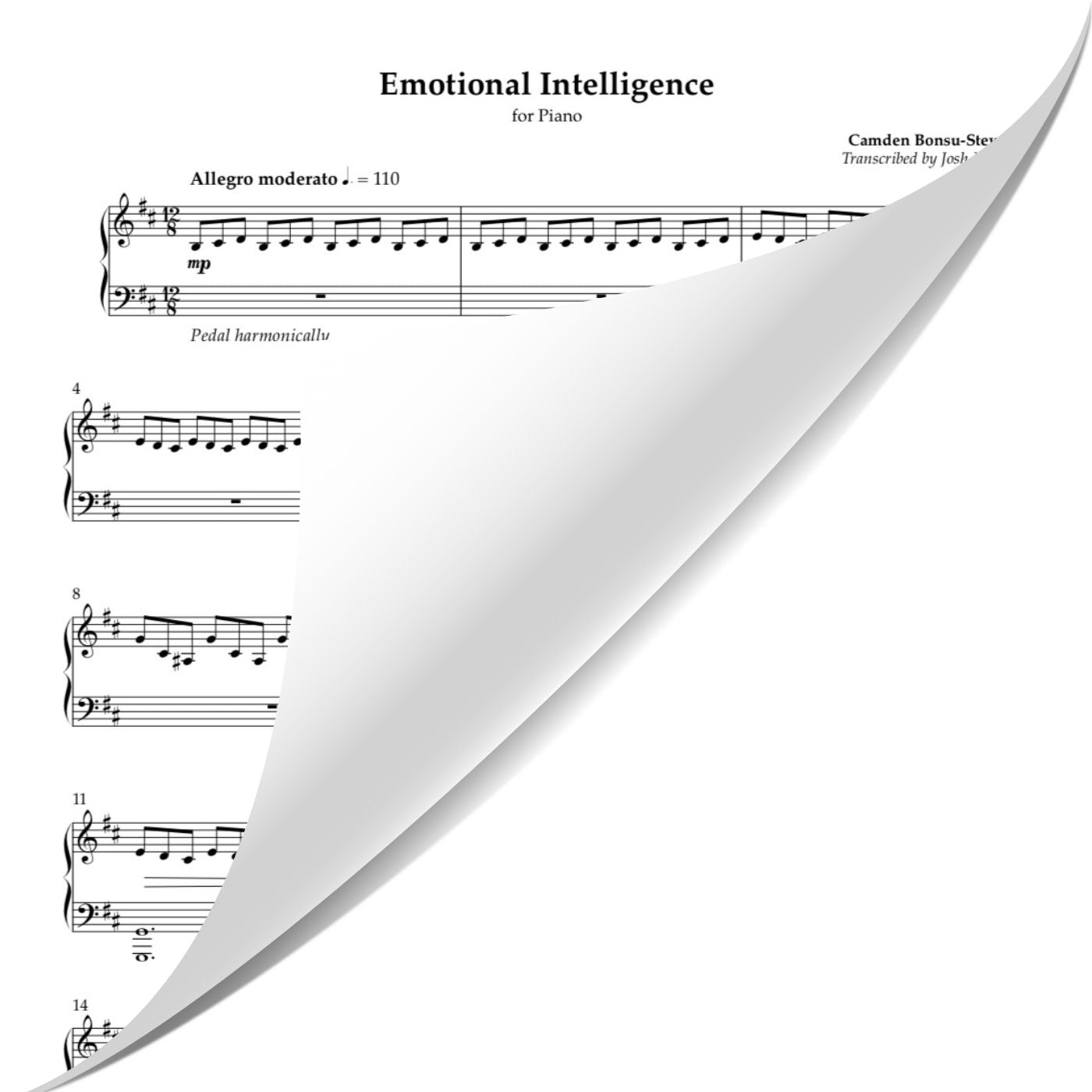 emotional intelligence - sheet music